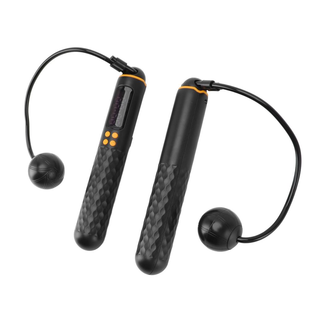 Jump Rope with Counter Weighted Jump Rope for Fitness Rechargeable Cordless Skipping Rope for Men Women Kids Fitness