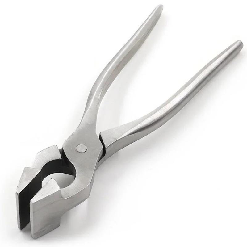 Leather Edge Adjustment Press Flattening Pliers Bag Clamp DIY Hand Tools for Leather Craft Bag Belt Making Fixed Jaw Pliers