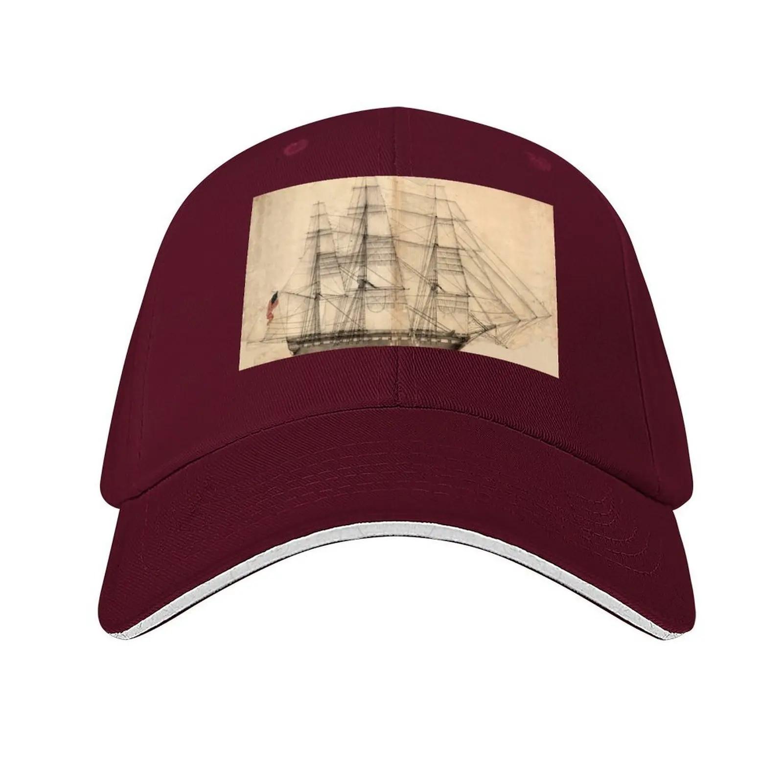 

USS Constitution Baseball Cap Mountaineering summer hat Vintage Fishing cap Women Caps Unisexs