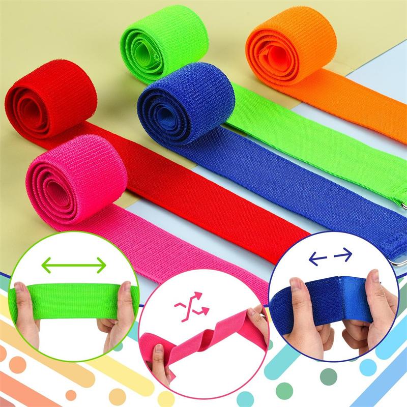 Catch Tail Game Belt Field Day Stretchable Catching Training Equipment Colorful Play Sets for Family Outdoor Carnival Games