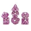 Set di Dadi Metallici Vuoti D&D Dadi Metallici Vuoti D&D 7 Pezzi Dadi Poliedrici