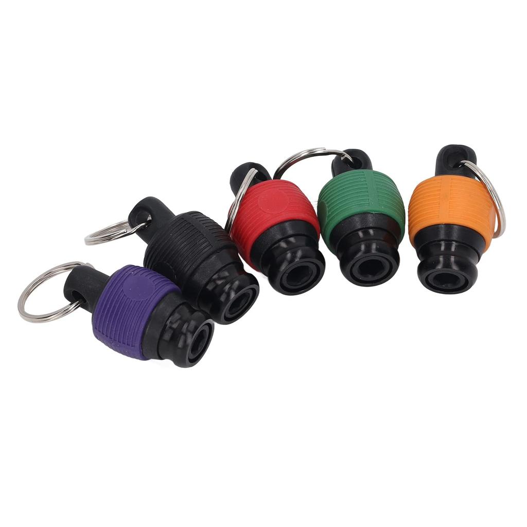 5-Color Set Drill Driver Adapter Bit Holder Set 1/4 Inch Socket Holder Keychain Colorful Impact Socket Tip Tool Portable Storage