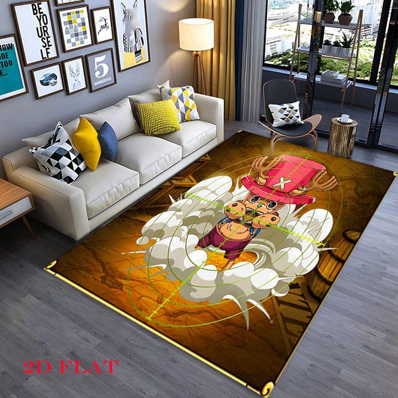 Cute Anime Pink Top Hat Print Carpet Printing Suitable For All Seasons Protective Pad Room Doormat