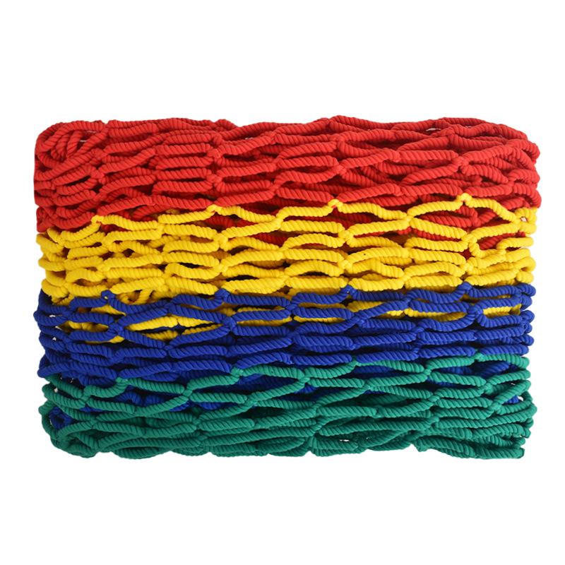 Gekleurd veiligheidsnet voor dakramen, trappen, balkons, parken en balustrades.