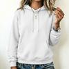 Women's Casual Hoodie with Pockets Loose Fit Pullover Top