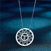 Smiling Sunflower Pendant Necklace Bohemian Style Necklace Jewelry