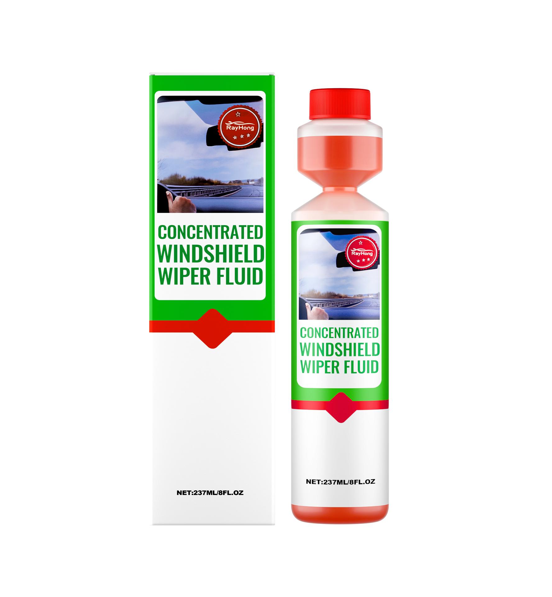 

Rayhong Windshield Wiper Fluid Concentrated Formula Removes Oil Film, Eliminates Grime, Prevents Scratches, Ensures Clear Vision 310ml