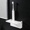 Wall Mounted Electric Toothbrush Holder Strong Adhesive Backing Toothbrush Stand Easy Installation Bathroom Accessory