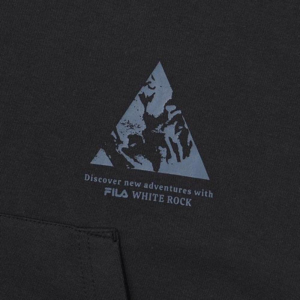 Fila Snap Hoodie White Rock