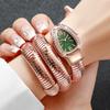 Fashion Women Snake Shape Quartz Watches Luxury Rhinestone Roma Dial Wristwatch Girls Clock Reloj Mujer