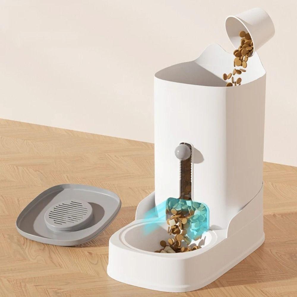 3.2L 4.4L Pet Cat Food Water Dispenser Automatic Dog Cat Drinker Feeder  Feeder