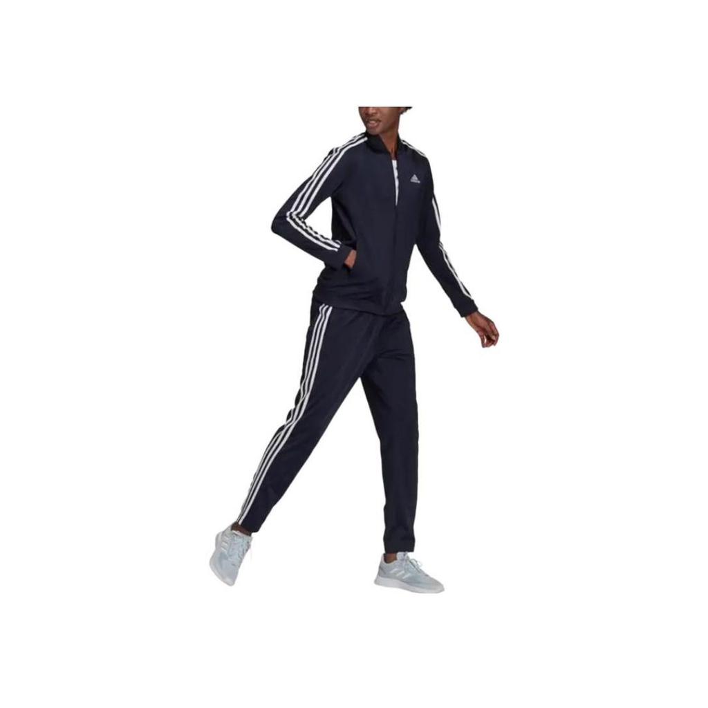 adidas Women's Back 2 Basics 3-Stripes Tracksuit Legend Black/White H10155