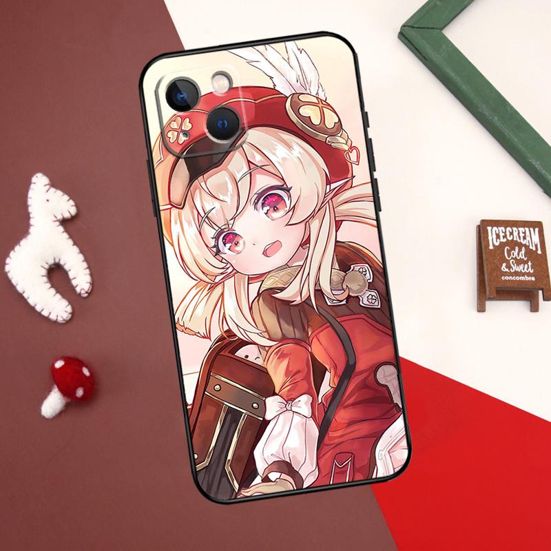 

Чехол для телефона Genshin Impact Game для iPhone 12 11 13 14 15 Pro Max 12 Mini 7 8 Plus X XR XS Max SE 2020 iPhone 12