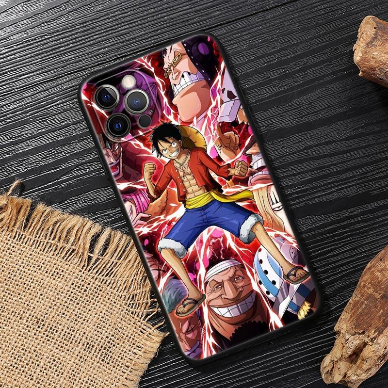 One P-Piece Kid Law Luffy Anime Funda For Iphone 17 Case For iPhone 16 15 11 12 13 Mini 17 Pro Max Plus 17E 16E Air Soft Cover