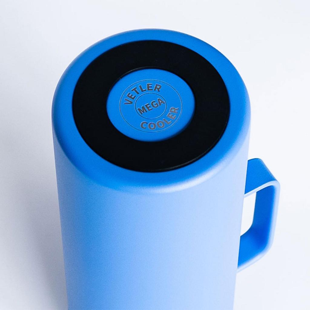 Mega Cooler with PET Bottle Cold Large Vacuum Insulated Stainless 1500ml Capacity 1.5L Holder, 10-Hour Retention, Capacity, Jug, Energy-Saving, Steel,