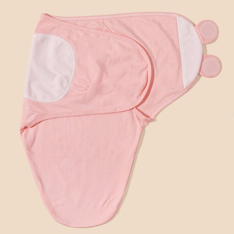 Anti-kick Cotton Baby Blanket Set with Matching Hat Soft Breathable Sleepsack 0-3 Months Newborns Wrap Towel & Bonnet