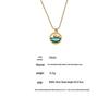 Ocean Series: 18K Gold-Plated Whale & Starfish Pendant Necklace.