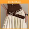 Cinto Boho Western com Rebites Para Mulheres Com Fivela de Liga Acessórios de Estilo Étnico