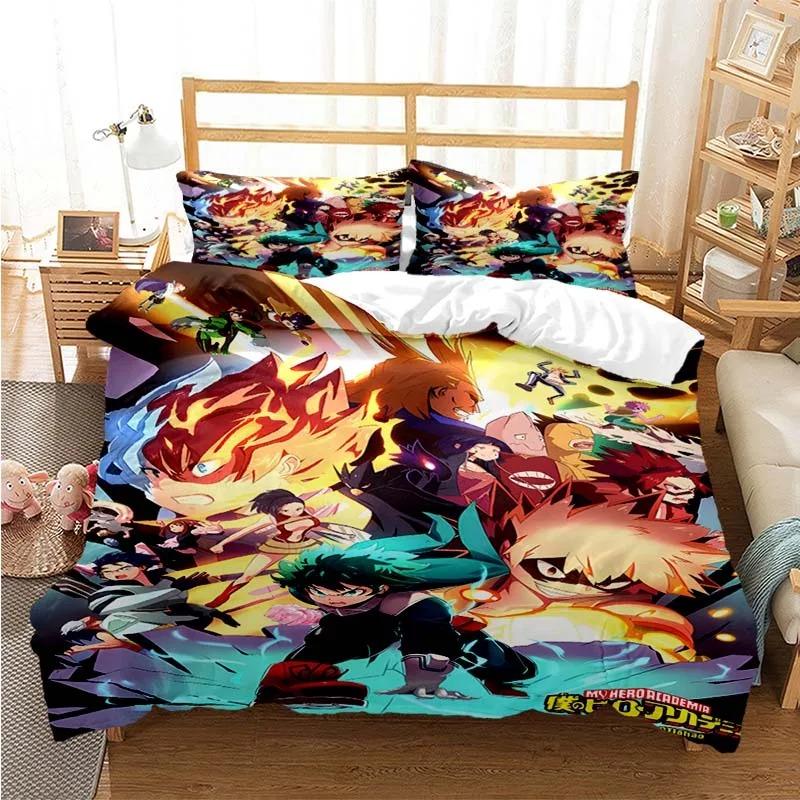 

Зручний комплект підковдри з аніме-принтом, що включає підковдру та наволочки. Розміри King, Queen, Twin. Для будь-якого віку 70x133cm 2pcs