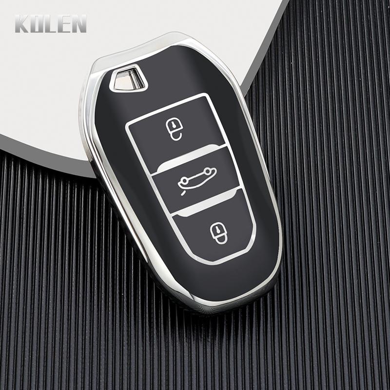 Tpu Car Remote Key Case Cover Shell For Peugeot 2008 3008 4008 5008 308 408 508 Citroen C1 C2 C4 C6 C3-Xr Picasso Grand Ds3 Ds5