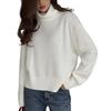 Turtleneck Oversized Sweater for Women Chunky Pullover Sweater Casual Loose Knit Jumper Top Women's Fall Winter Sweaters Long Sleeve Knitted Pullover