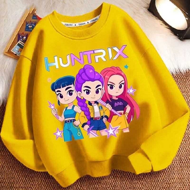 Children's Fashion Sweatshirts for Spring and Autumn, Long-sleeved Casual Sweatshirts for Boys and Girls