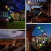 Solar Wind Chime Retro Lamp Solar Courtyard Light Home Porch Garden Durable Decor Hanging Lantern Outdoor Holiday Gift Light