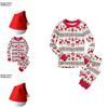 Festive Christmas Family Pajamas Set For Men Women Baby Kids Featuring Deer Print Design