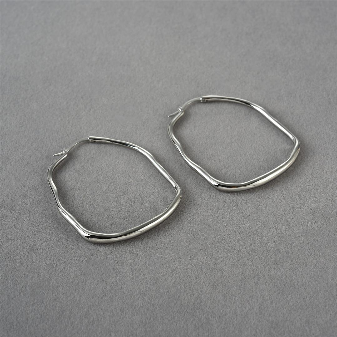 

Wind Simple Personality Trend Irregular Earrings Earrings Niche Design High Temperament Versatile Earrings
