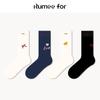 5 Pairs of Female Spring and Summer Trend Cartoon Tube Socks