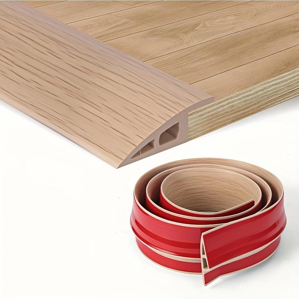 1 шт. 2 м / 78,74 дюйма Пороговая лента для пола Водонепроницаемая пороговая лента для пола Нескользящая ПВХ Пороговая рампа для дверных проемов Ковер Плитка 2m