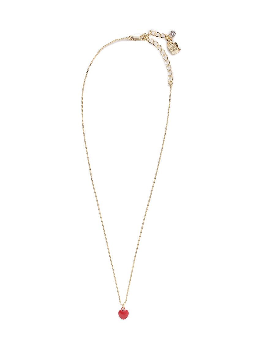 [Furfur] Heart Motif Necklace RWGA261542 Women s RED Free Size