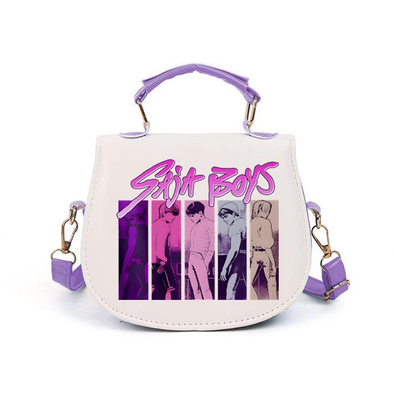 Kpop Animation Cartoon Printing Korean Version Of The Trend Handbag Multi-Function Portable Shoulder Messenger Bag