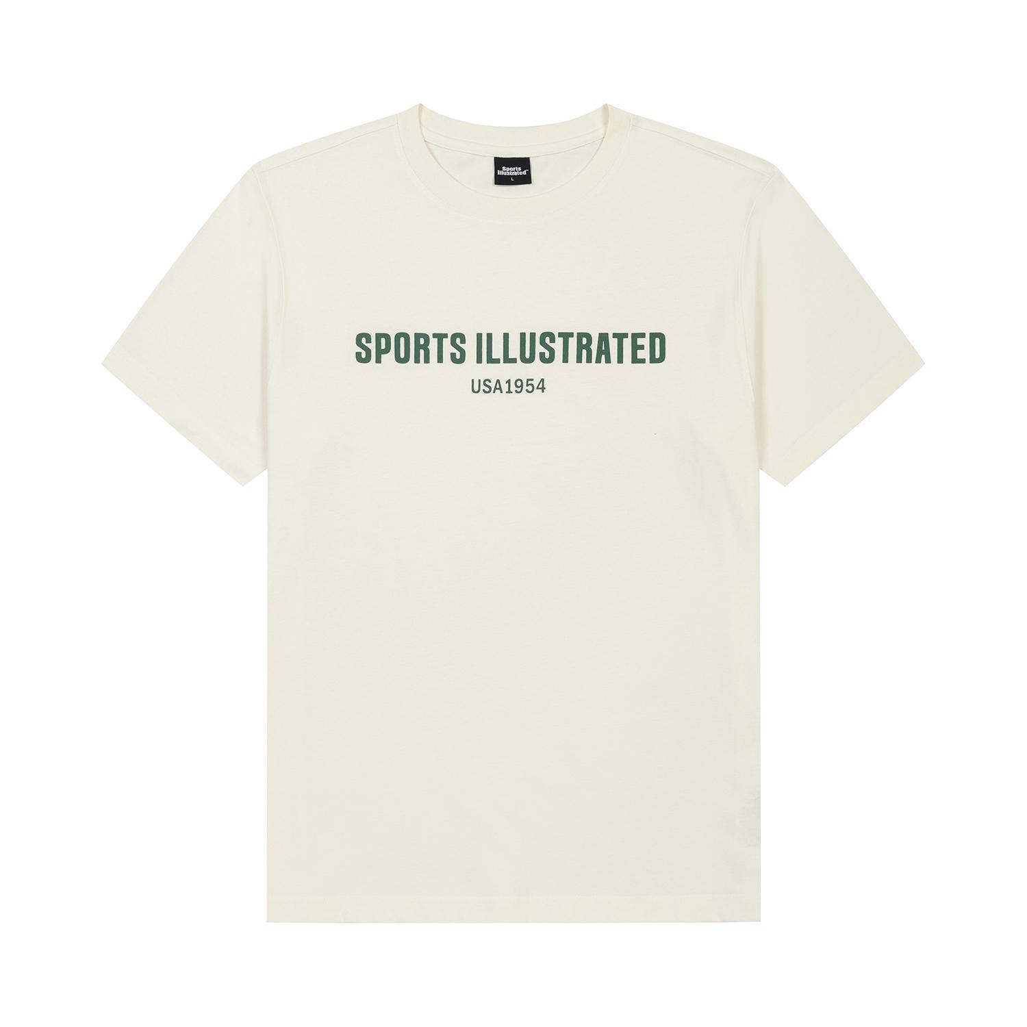 Sports Illustrated Basic Logo Round T-Shirt (Ivory) M