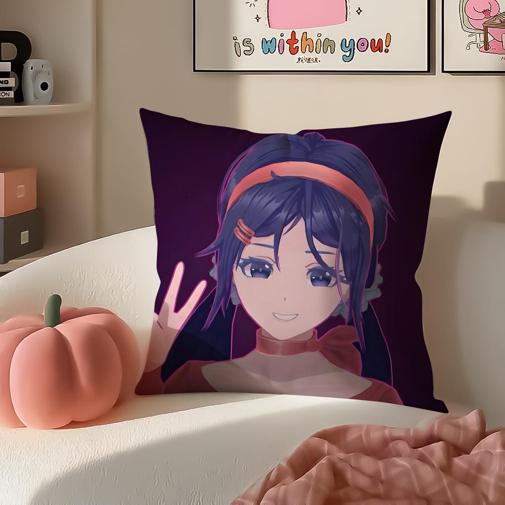 MMiSide MMita Cushion Cover Pillowcase Short Plush Invisible Zipper Room Sofa Cushion Cover
