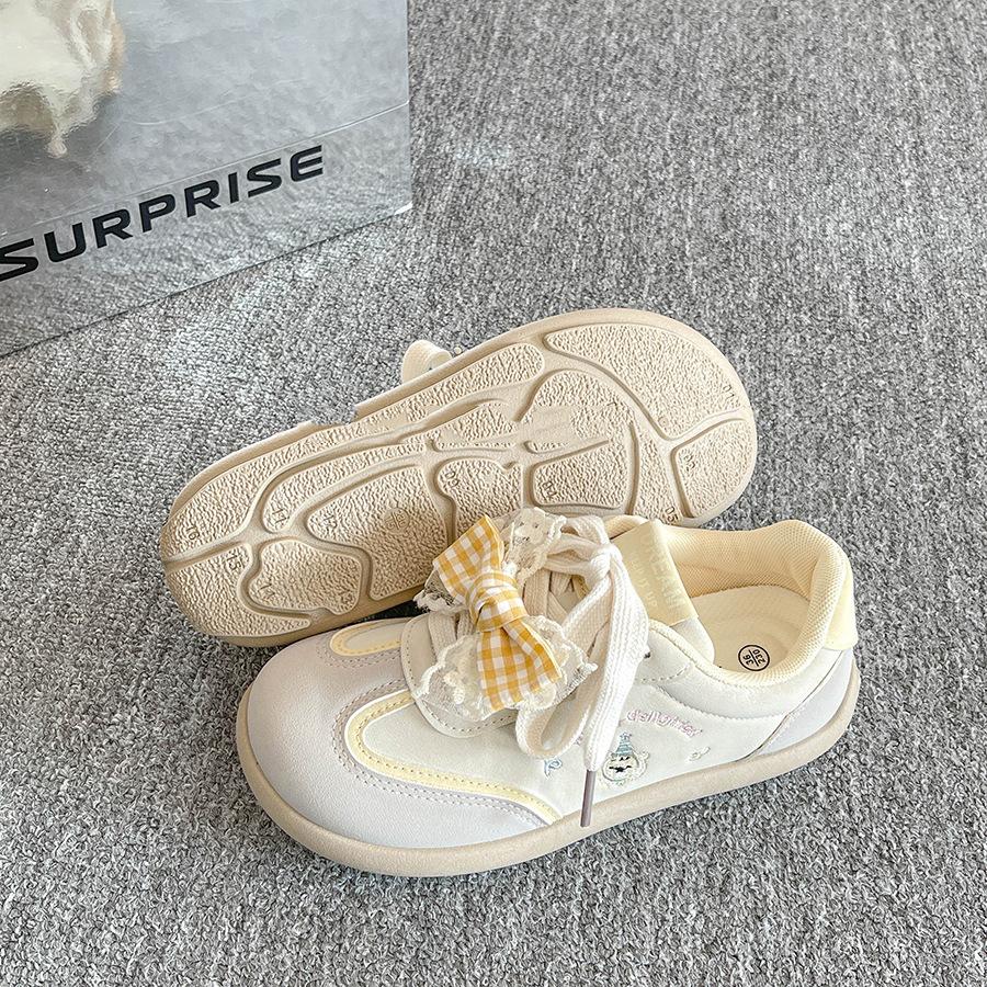 

Niche bear board shoes women s new autumn versatile puffs little white shoes student platform 40 бежевый