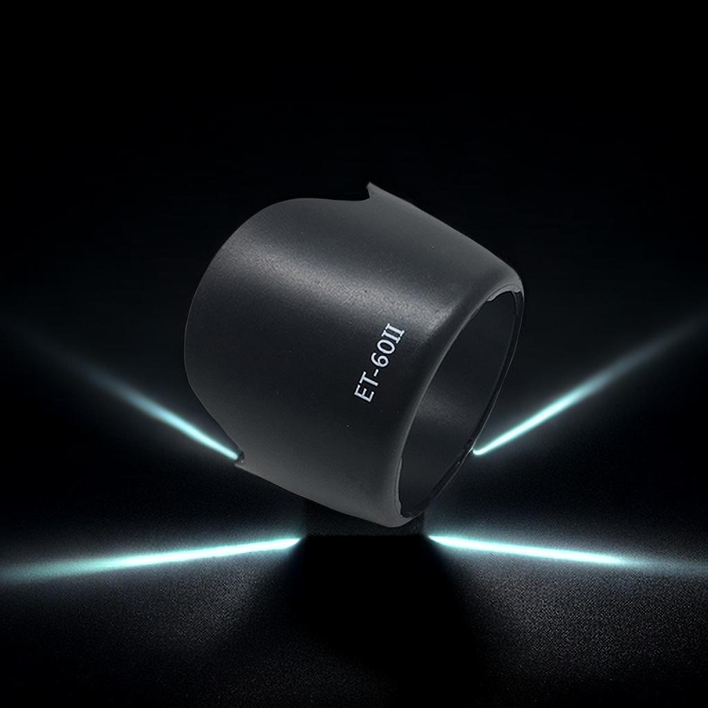 55mm ET-60II Flower Lens Hood Lens Cap Cover for 1200D Camera 55-250mm f/4-5.6 IS Lens Camera Lens Adapter