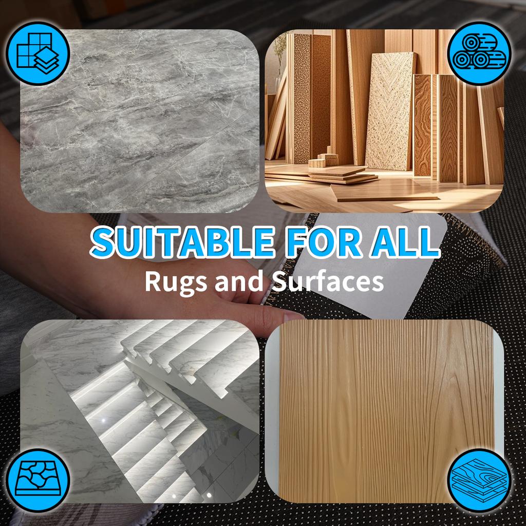 4/8Pcs Non-Slip Rug Gripper Tape Washable Carpet Pad for Hardwood Floors Reusable Fixed Sticker for Bathroom