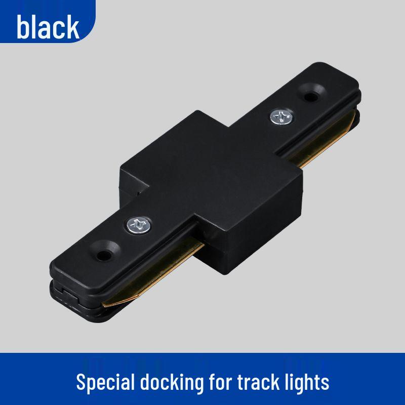 LED Spotlight Track Light Set with 1m & 0.5m Thickened Track and Connector Adapter