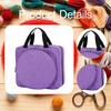 Embroidery Project Bag Craft Carry Case No Accessories Knitting Tote Bags Square Supplies