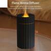 Car Air Purifier With Colorful Light Simulation Flame Humidifier Air Freshener Automobile Diffuser Humidifier