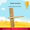 Orff Outdoor Percussion Instruments: Large Groove Double Wooden Block
