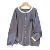 Plus Size Women's Loose Knit Cardigan, Bust 150/160 cm, 200/300 lbs - Style 8045