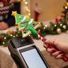 3D Printed Christmas Payment Magic Wand Non-Contact Xmas Credit Card Holder  Checkout