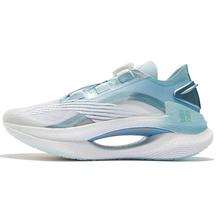 New LiNing Absolute Phantom 1.0 Cushioning Anti Slip And Wear Resistant Low Top BOOM Technology Running Shoes Women's Blue ARRS002-8