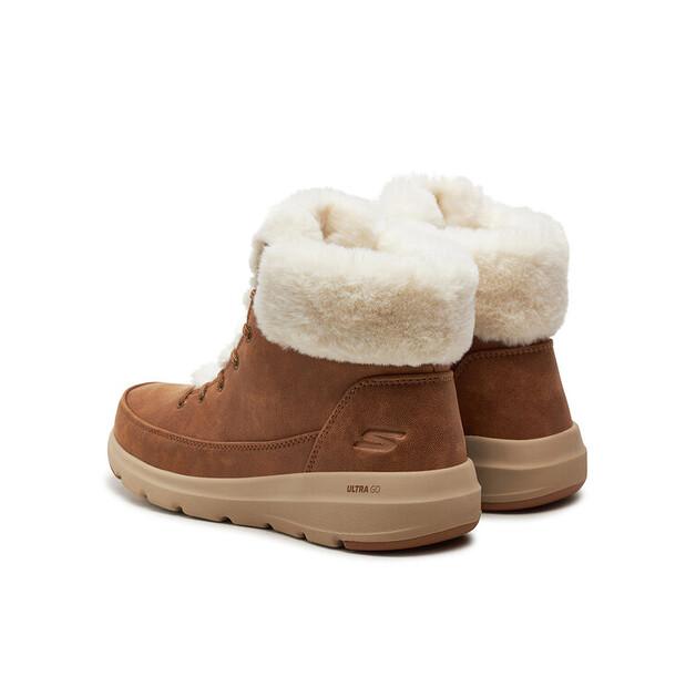 Skechers Glacial Ultra Ankle Boots - Wonderland 144202 Brown