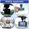 8Pcs Sticker Shield for Windshields, Clear Electrostatic Stickers Double-Sided Adhesive Pad Static Cling Window Film for Dash Cam Mounting