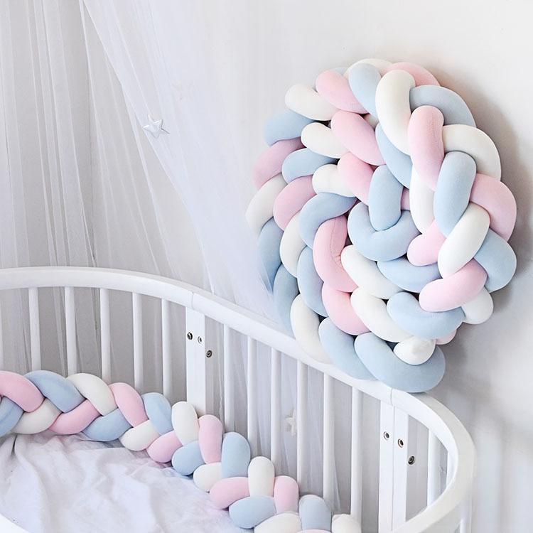 Cot Bumper, Velvet Cot Surround, 200 Cm