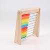 1 Set Number Alphabet Card Preschool Math Learning Wooden Educational Math 10-Row Counting Toy 100 Beads With Counting Sticks