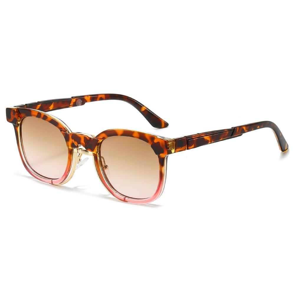 

Fashion Square Sunglasses Women Men Gradient Round Shades Retro Rivets Luxury Green UV400 Sun Glasses as picture